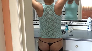 Latina Wife Gets Ready To Go Out To Fuck, She Loves His Cock free video